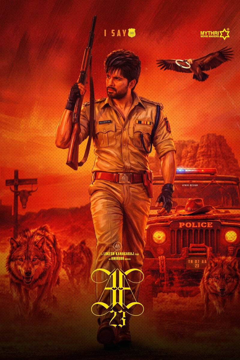 VivekRakoti's tweet photo. AA23 🚨 Hype 🌋🌋

After a year-long silence, the AArmy is finally arriving back in BEAST MODE and ready to ROAR - AA X LOKI X ANI❤️‍🔥

FEW HOURS to witness the most AAwaited announcement 💥🥶
 
#AA23 @alluarjun @Dir_Lokesh https://t.co/qUoFTloSZ6