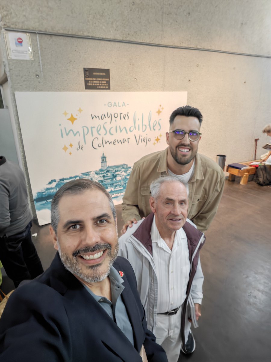 GanemosColmenar's tweet photo. 🎉 Ayer participamos en la IV 'Gala Mayores Imprescindibles de #ColmenarViejo', un merecido reconocimiento a tantas personas que han hecho y hacen tanto por Colmenar.
🎉 ¡Enhorabuena y gracias! https://t.co/8zPQbd2Eox