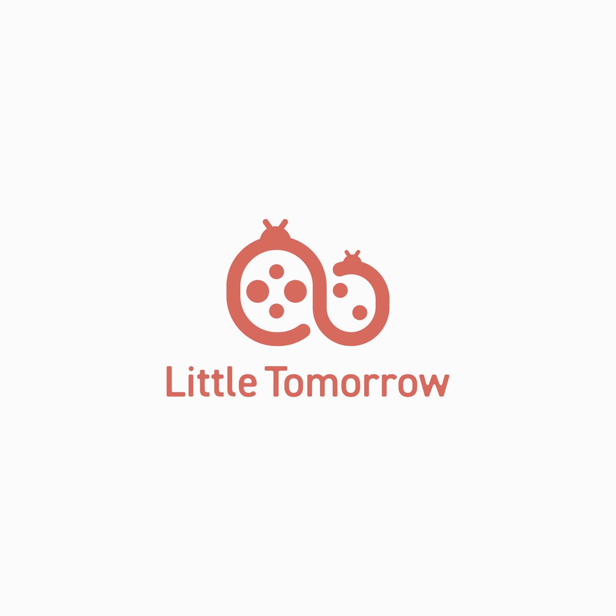 taba841's tweet photo. ✦ Logo &amp; Card Design Works ✦

親子リンクコーデのお店「Little Tomorrow」様のロゴデザインを担当しました🐞 

親子で寄り��う2匹のてんとう虫がモチーフ。 
上に登る習性から"明るい成長"をLady Bugの由来から縁起の良さを込めています。

 #ロゴデザイン #デザイン実績 https://t.co/UI8LVE1VVb