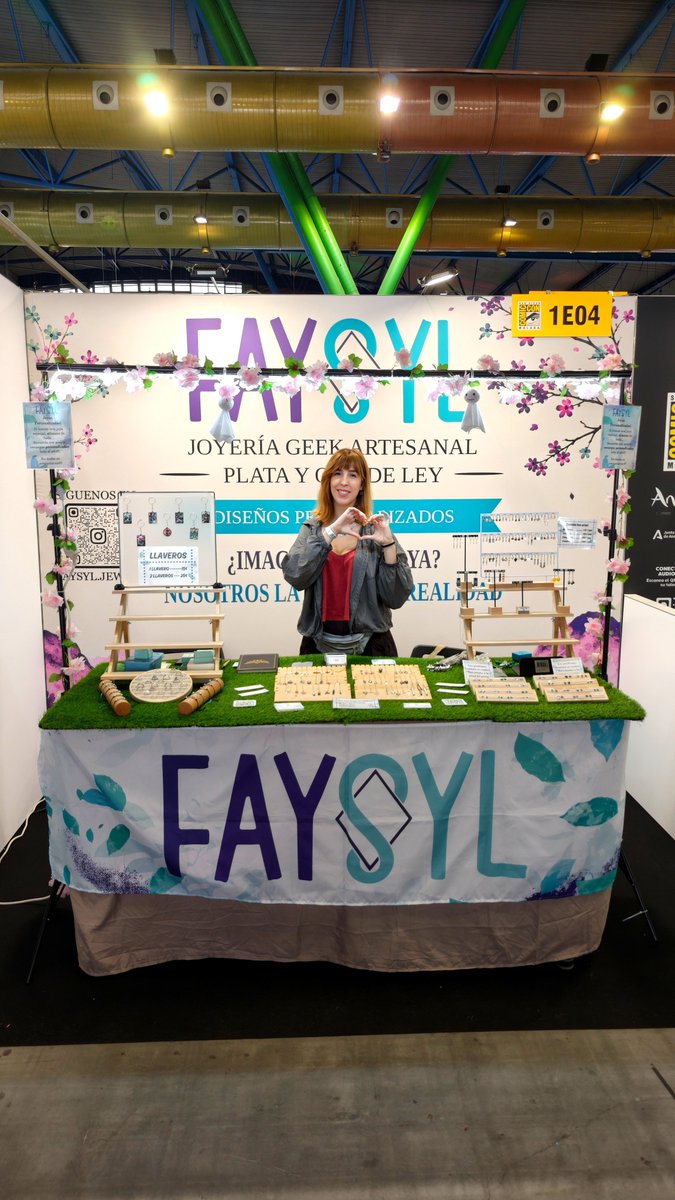 FaySyl_Jewelry's tweet photo. Os espero en la Comic Con de Málaga! En el pabellón Exhibitor Hall Town!!
En la misma entrada! 🫶🏻
#comiccon https://t.co/ts98LV0OrT