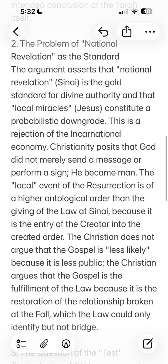 GoinsReport's tweet photo. @AlexLevin100 Alex, I don’t have a blue checkmark. So here’s a response.

The Bayesian "probability chain" fails because it treats the Torah and the Gospel as separate, independent variables. In reality, they are one organic event: the bud and the flower. 

⬇️⬇️⬇️ Part 1 of 2 https://t.co/gz477Hsmhy