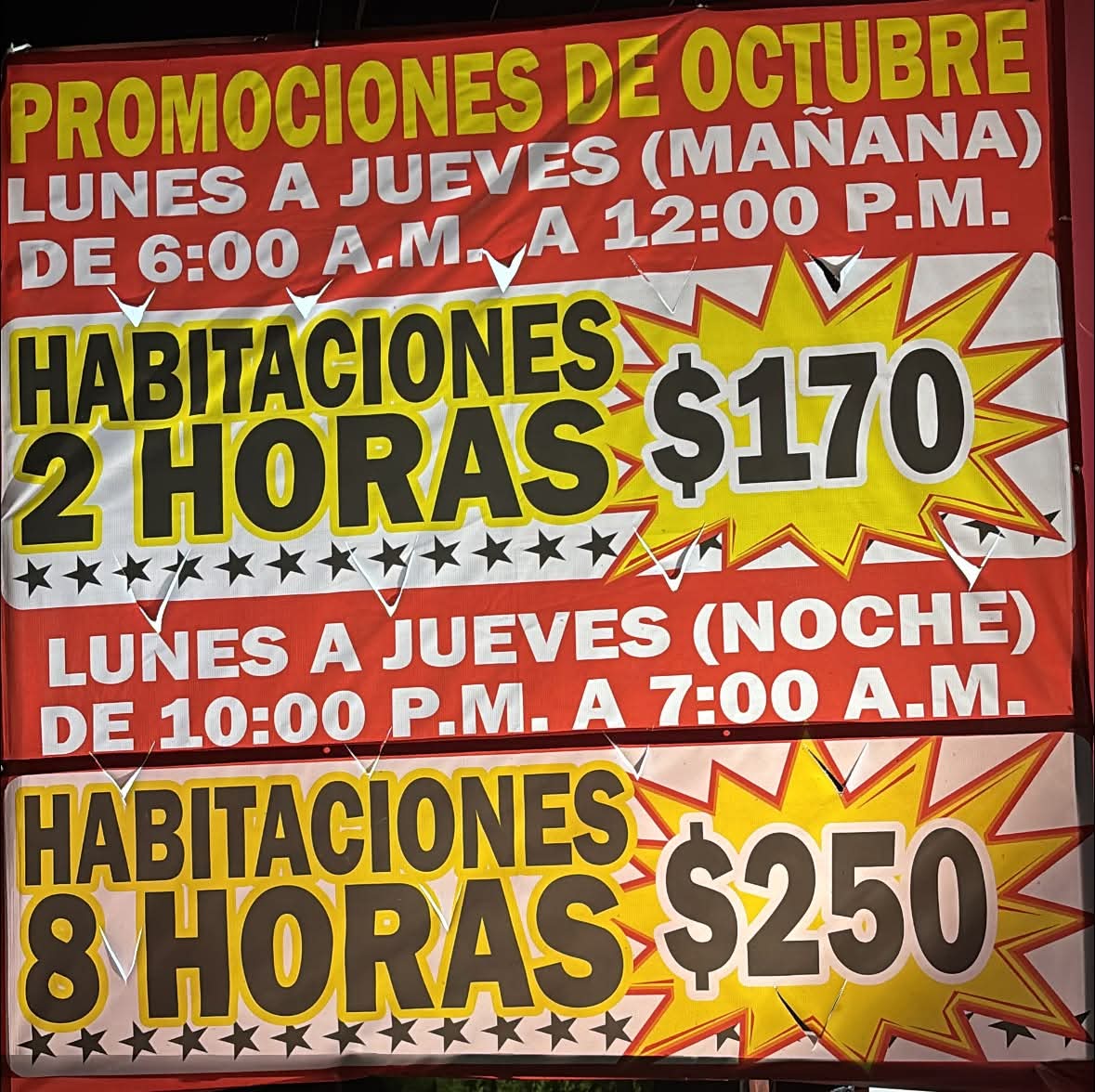 ChicxCuriosxCDC's tweet photo. ¿Qué tal el Motel "14 K" en Ciudad del Carmen y sus promociones del mes de Octubre 2026? 

#CiudadDelCarmen #Motel #14K https://t.co/bd8Mzv2lgu