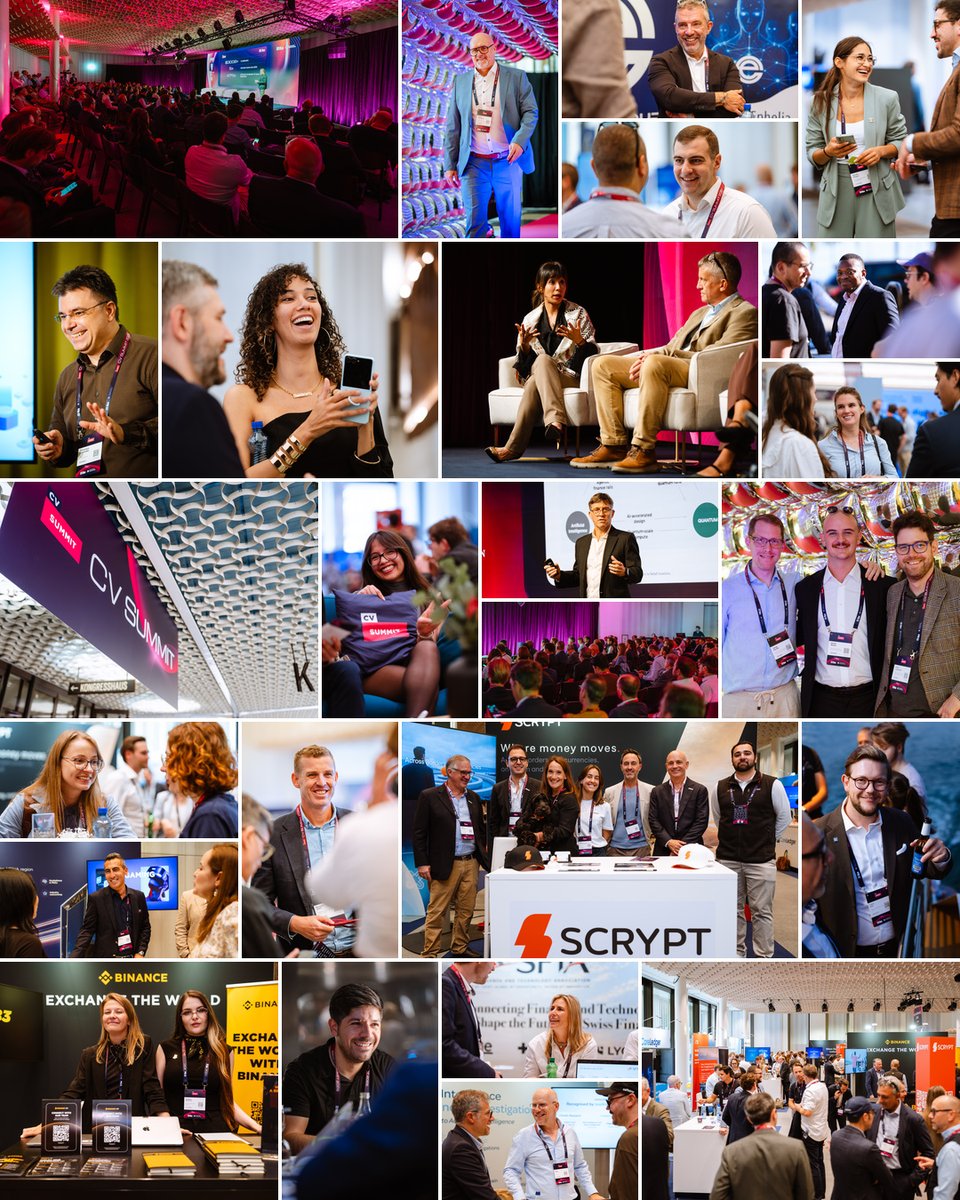 CV_Labs's tweet photo. Two days in Zurich, 200+ speakers, 150+ institutions in the room, 70+ sessions, 60+ partners, and 1'400+ meetings scheduled. Here's to #CVSummit 2026 with @FranklnTempletn 📸

Thank you to every partner, speaker, and attendee who made it one to remember. See you in 2027! https://t.co/mRkdLZEj3G
