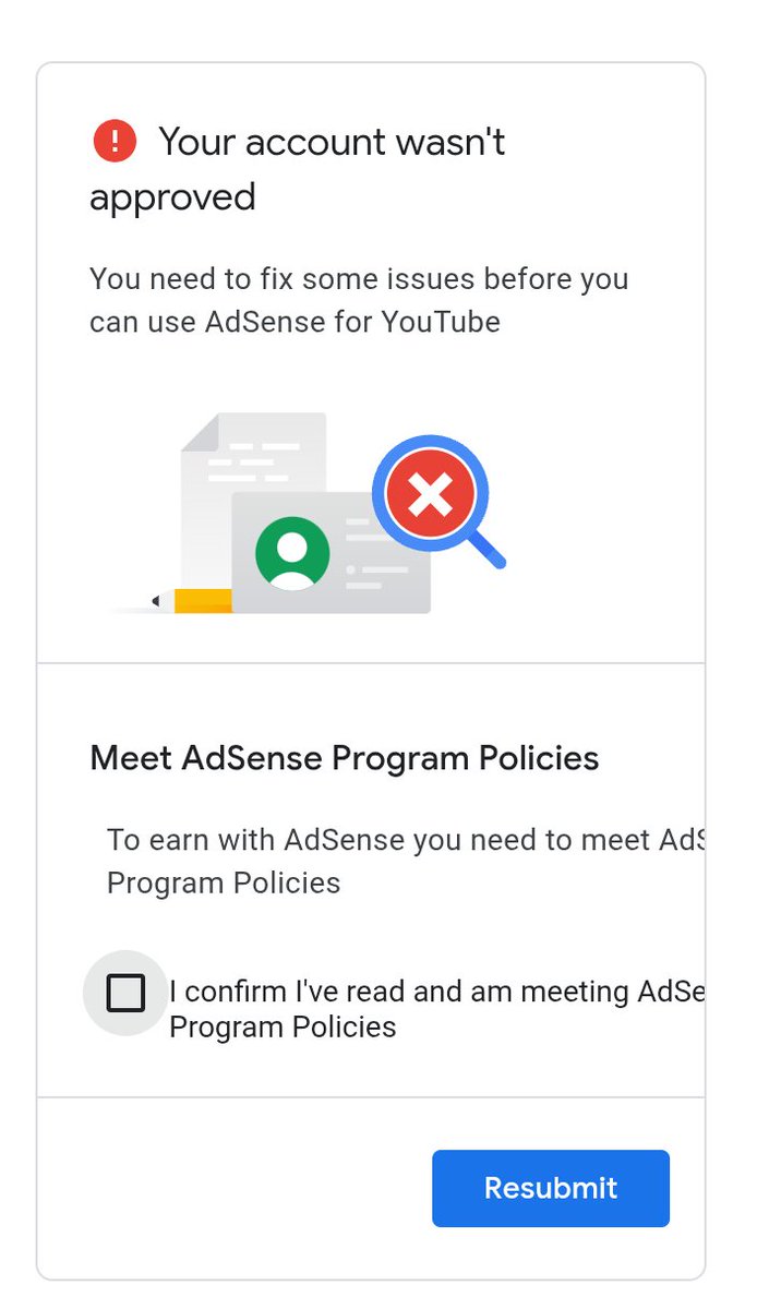 VeejayTube's tweet photo. @TeamYouTube @TeamYouTube this my first advense I created,I don't have any duplicates account,and I have applied for AdSense twice and it was disapproved .I checked all my emails account to see if I have an existing account but there were no linked account,so why is my application disapproved https://t.co/9bThfJ0fqN