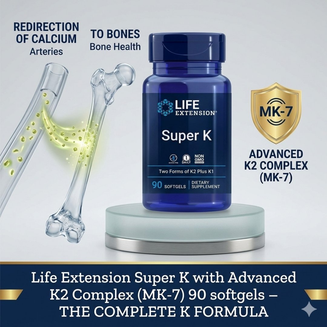 with_naherbs's tweet photo. 🦴❤️ Keep calcium where it belongs! Life Extension Super K combines Vitamin K1 with two advanced form

https://t.co/5gWXP3zrPX

#LifeExtension #SuperK #VitaminK2 #BoneHealth #HeartHealth #MK7Complex #DailySupplements #LongevityLife #HealthyArteries #VitaminsAndMinerals https://t.co/YxEaHfSB70