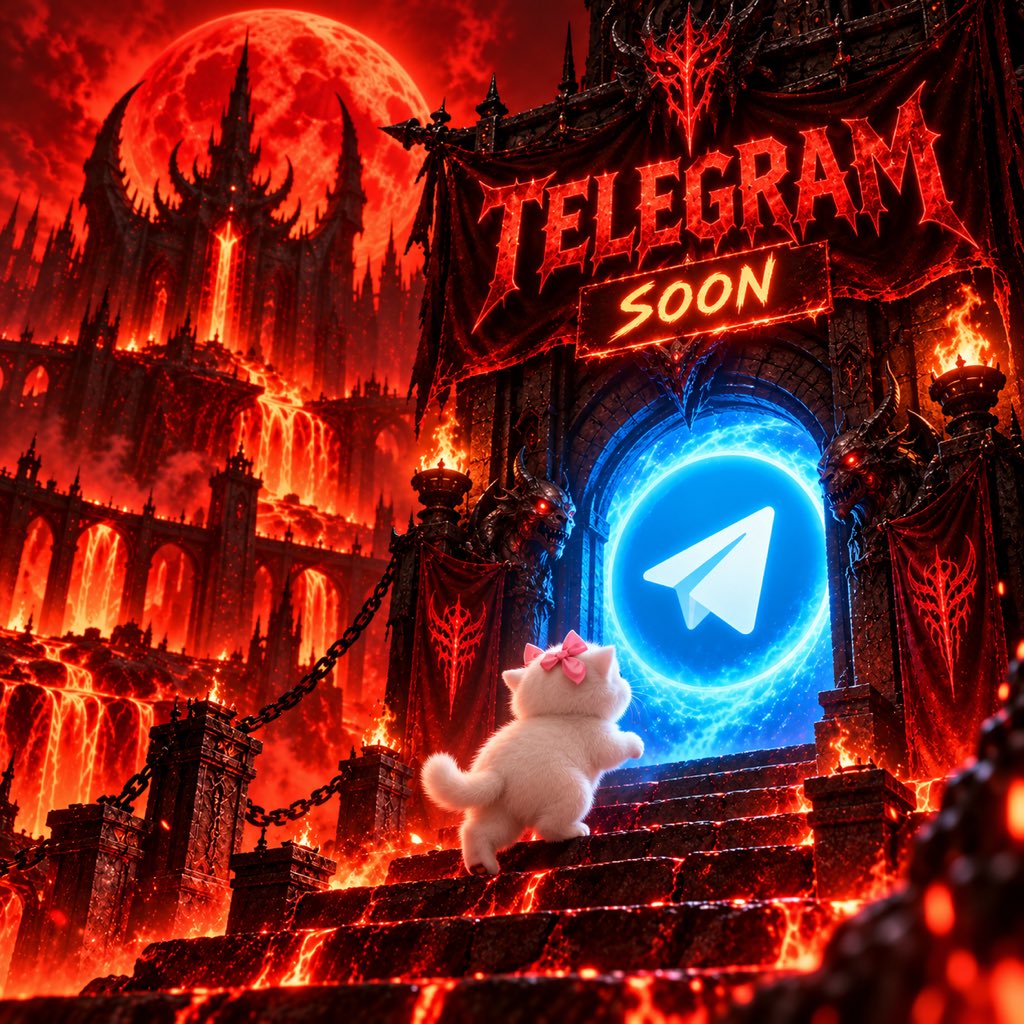 Hell_Kitty_off's tweet photo. 🔥 The gates of hell are about to open.
The official $HELLKITTY Telegram channel + community group go live today.
😈 Announcements, updates and the whole HellKitty gang in one place.
👀 Stay tuned, link dropping soon. https://t.co/5MAjyTltnA