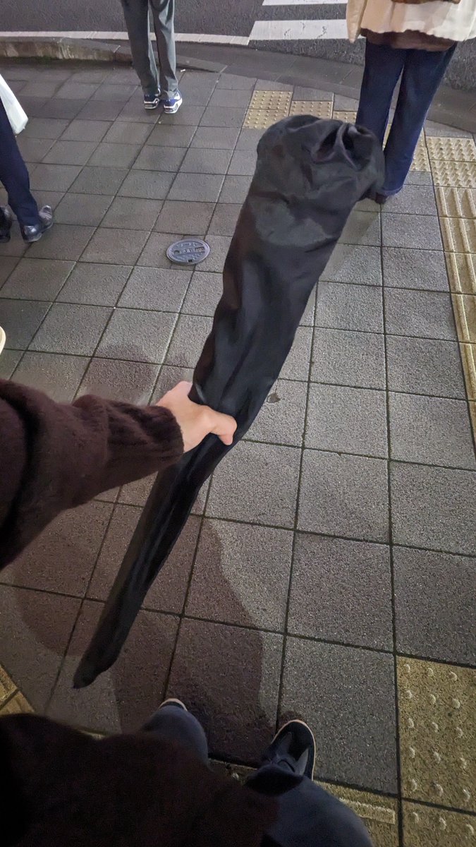KotsubuAzki's tweet photo. タープポールなんだけど不審物すぎる https://t.co/vdj3QtfzkW