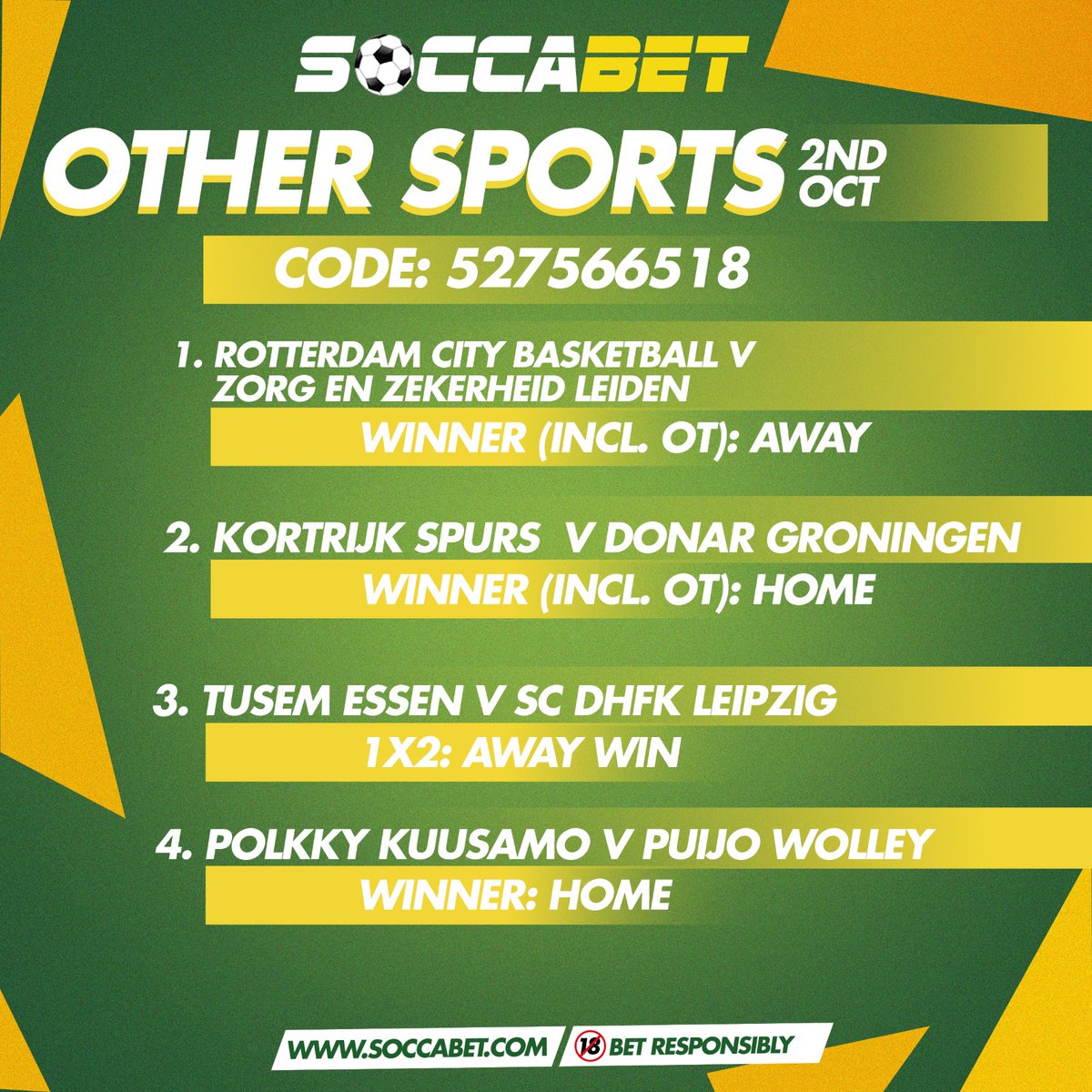soccabet's tweet photo. Make some money as we enter this weekend with these predictions of the day, bet on Safe, Thriller and Favourites,predictions on the Soccabet app. #betresponsibly #Betwithsoccabet https://t.co/OySju8Gz9k