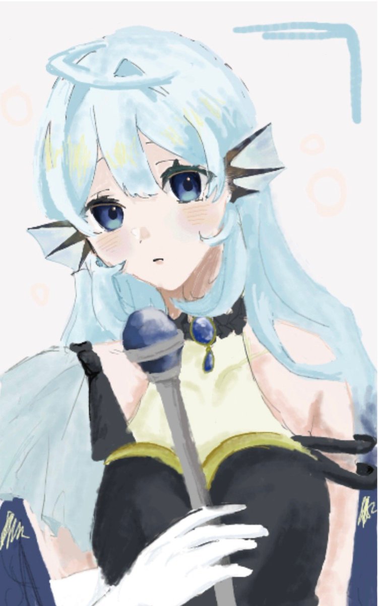 xkp3ey's tweet photo. 新しいOCたち
←人魚の歌姫ノエルちゃん
→劇場支配人エルヴァシオンくん https://t.co/2mCVzujycs
