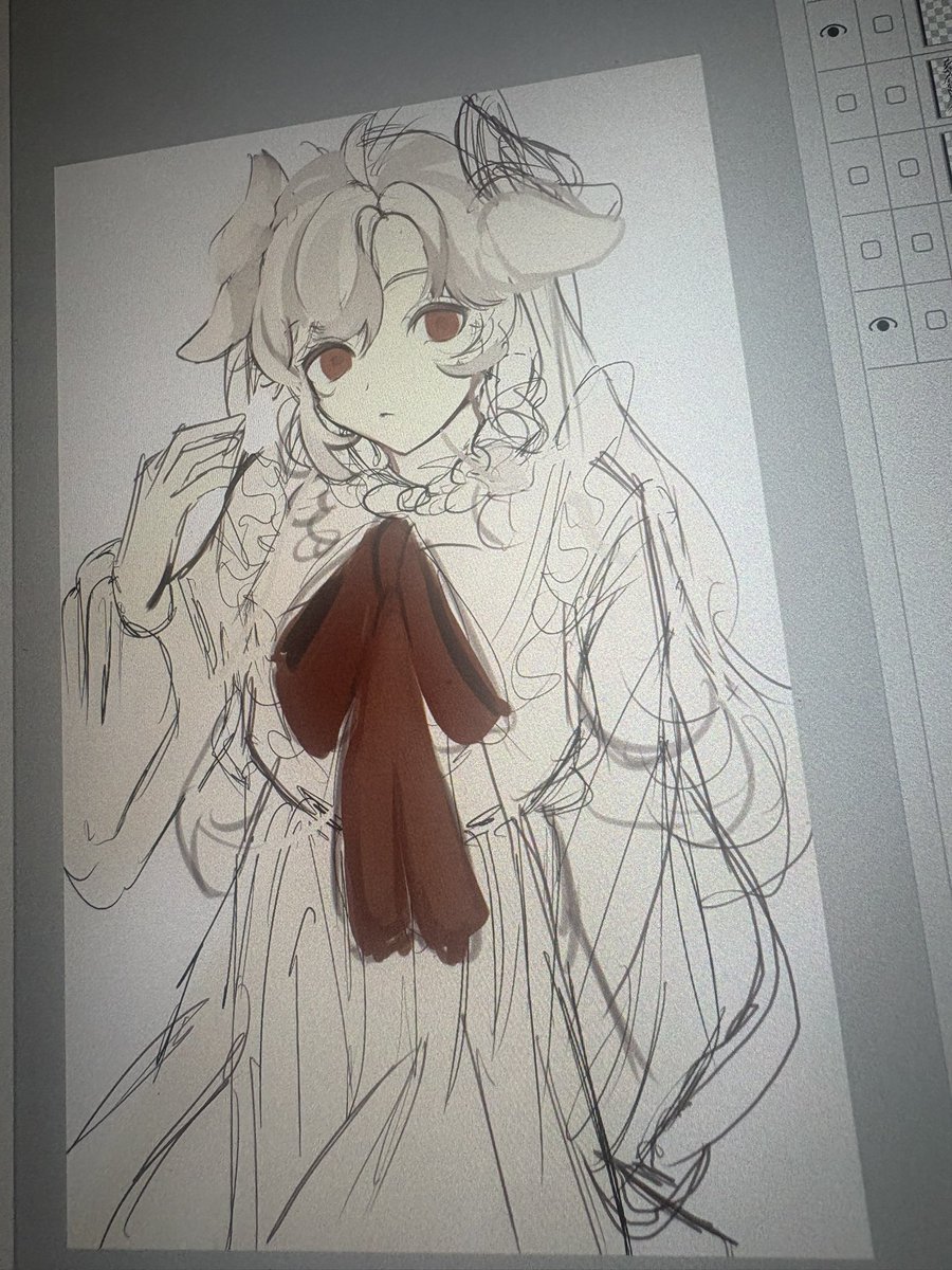 jatpn2532's tweet photo. ちまちま描いてる🥳 https://t.co/UXaZKpwiay