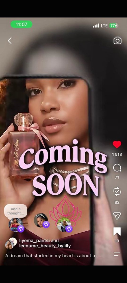 LeratoPaul26535's tweet photo. Leenume to the world ❤❤🌸🔥🔥

ANTICIPATE LEENUME SCENTS
LEENUME BY LIEMA PANTSI
#LLFSellOutLeenume
#LeenumeFragrances
#LiemaPantsi https://t.co/p2kTyrC3w6