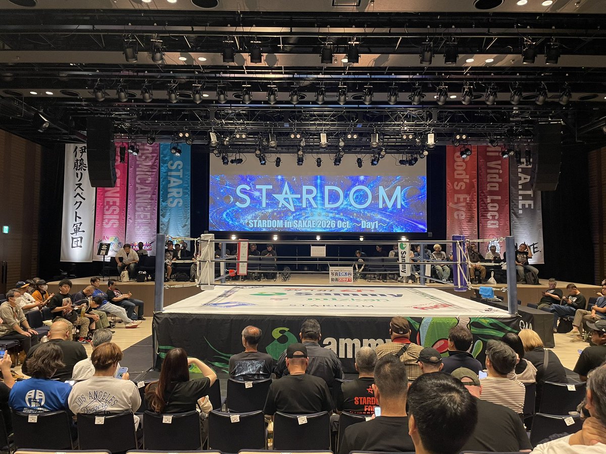 Crossover_Ride's tweet photo. 今日はここから。

#STARDOM https://t.co/AfHXo6WekM