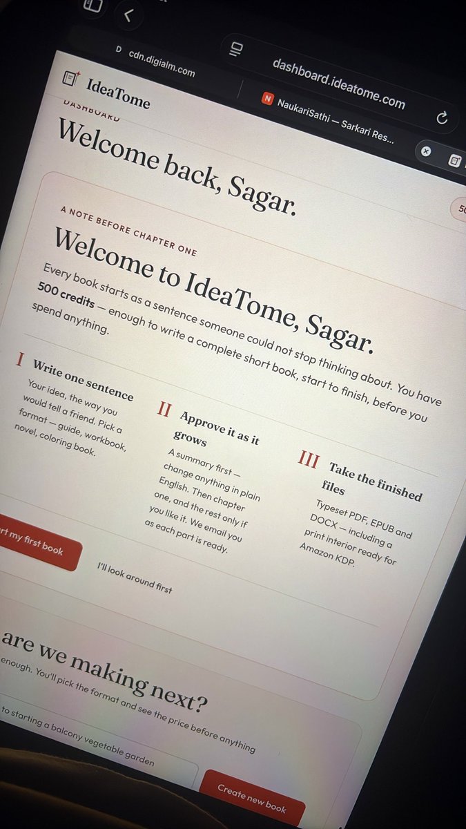 avnishraiii's tweet photo. Finally https://t.co/kqTBKLX9wj is live, i made this whole product using Claude from writing the code to deploying it on cloud from designing the ui to integrating the payment gateways it feels amazing. Go try yourself i want genuine reviews https://t.co/wcnVncP0DL