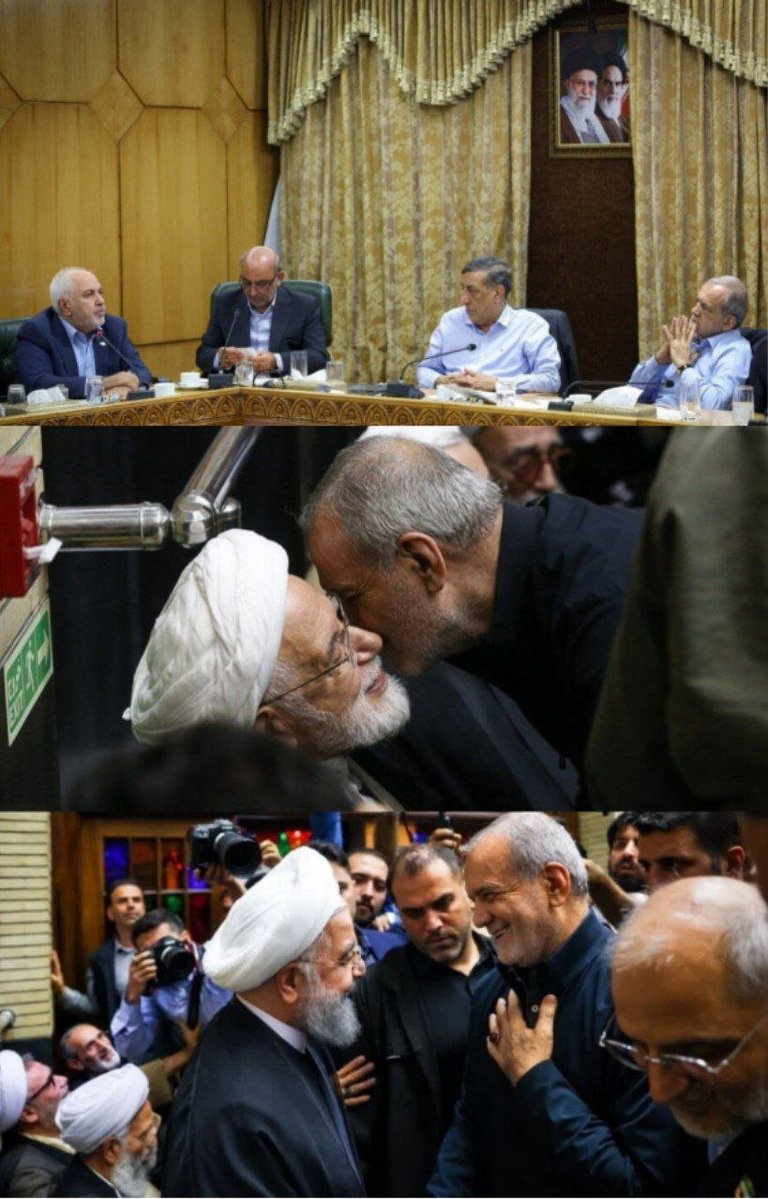 MGhA36237065's tweet photo. از مزایای #وفاق اینه که
کودتاگرا،فتنه‌گرا و باغی و یاغی انقلاب می‌تونن راست‌راست بچرخن و با رئیس‌جمهور خوش‌وبش کنن؛
اما انقلابی‌های ولایت‌مدار در بند زندان باشن
ویا قربانی پرونده سازی وفاقیون https://t.co/0qtOSHfQsk