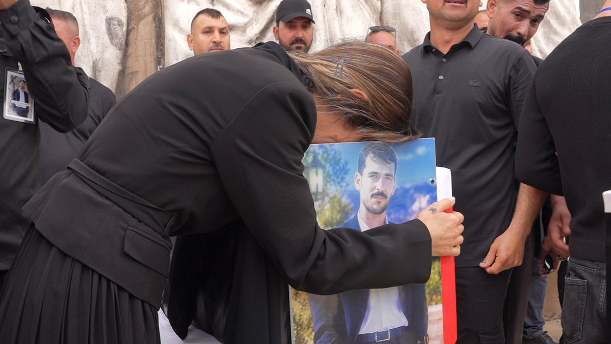 NadiaMuradBasee's tweet photo. Yesterday, after 12 years of waiting, the remains of 25 Yazidis killed in the genocide were returned to their families.

My brother, Heji Murad Basee, was among them. We finally had the chance to say goodbye. We continue to wait for our other family members to be identified and returned.