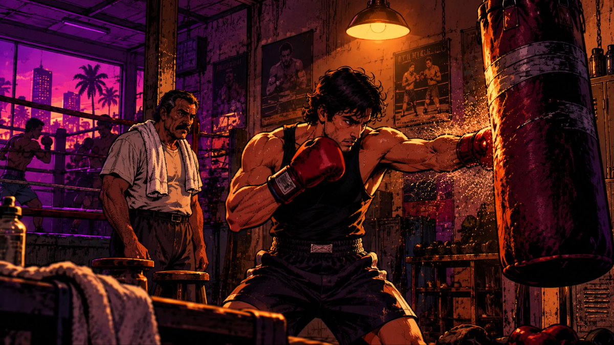 PlayPlataPlomo's tweet photo. Nobody in Plata o Plomo is born a sicario.

Every 3 wins add +1 to a stat. Drills at the boxing gym, the night races or night school cost grit, not cash. Gear goes from brass knuckles to a gold-plated rifle. Every level adds +1 and a skill point. https://t.co/yLBC0qQb2E