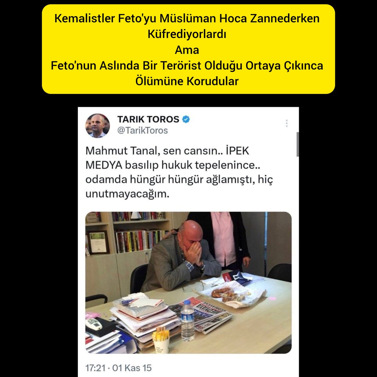 antikamalist48's tweet photo. @MendiNecat83333 @antikemalist48 Cehape, fetö, hdpkk ortak olup kamalizmi bitirdiler zaten.😂 
Yunan papazos ekremos fetöcü samanyolu spor sunucusuydu kuş beyinli diploması sahte. İstiklal marşı okuyamaz ezberinden. :D
Tipitip jön bİti hiç özgürcükte fetöcü. Kanıtı burda:  https://t.co/hTMlBeOkPf https://t.co/uBYHLNRtVf