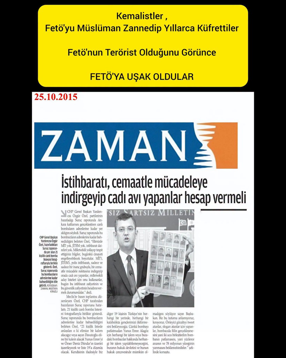 antikamalist48's tweet photo. @MendiNecat83333 @antikemalist48 Cehape, fetö, hdpkk ortak olup kamalizmi bitirdiler zaten.😂 
Yunan papazos ekremos fetöcü samanyolu spor sunucusuydu kuş beyinli diploması sahte. İstiklal marşı okuyamaz ezberinden. :D
Tipitip jön bİti hiç özgürcükte fetöcü. Kanıtı burda:  https://t.co/hTMlBeOkPf https://t.co/uBYHLNRtVf