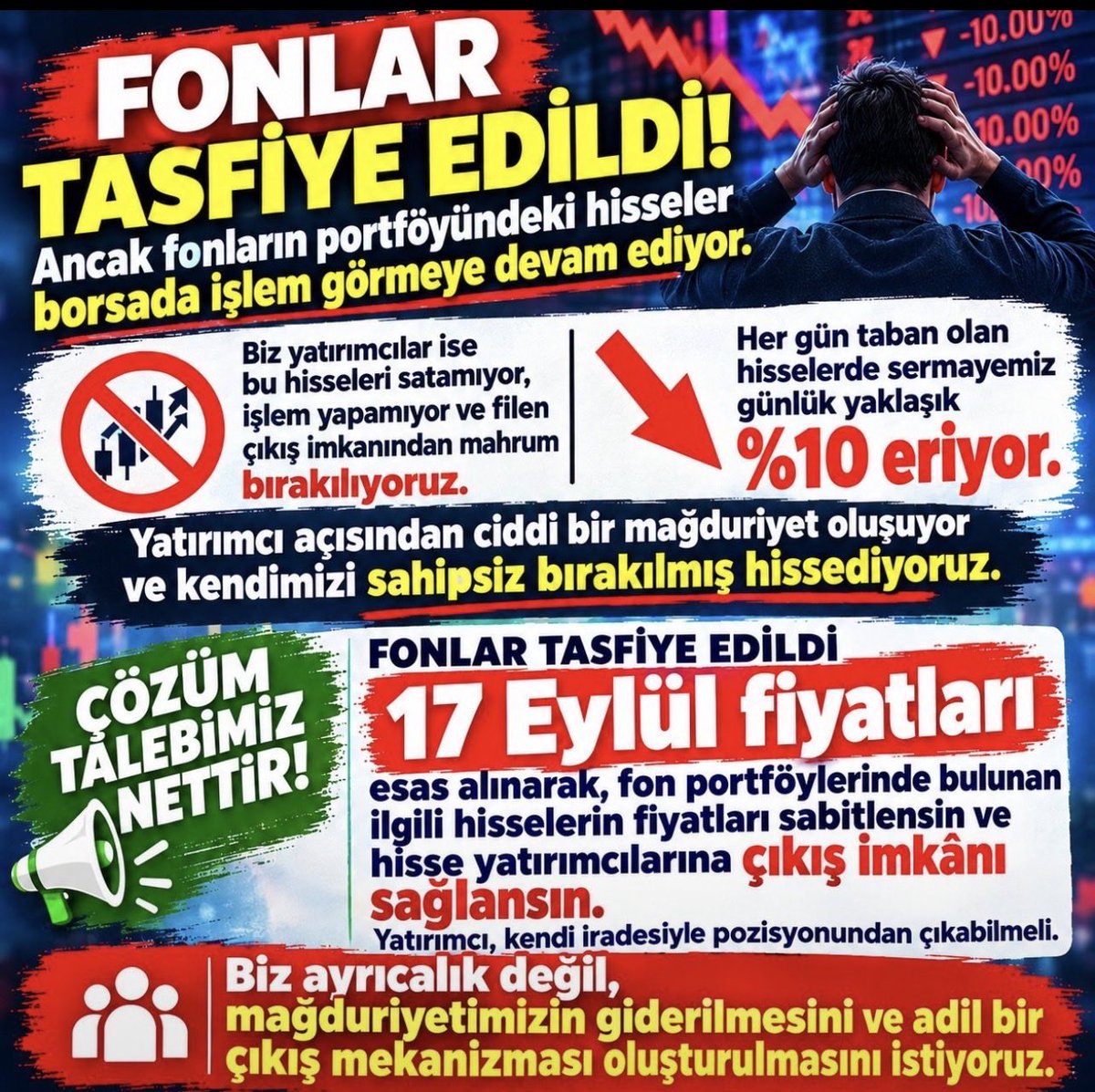 Yalniz_Kurt1000's tweet photo. Borsada büyük kayıplar yaşayan herkes bunu paylaşmalı yetkilere çağrıda bulunmalı https://t.co/EWzaLbIDz1