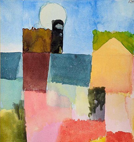 Makel_art's tweet photo. Lever de Lune sur Saint-Germain, Tunis
Paul Klee - 1915 https://t.co/b9kZzJa5YJ