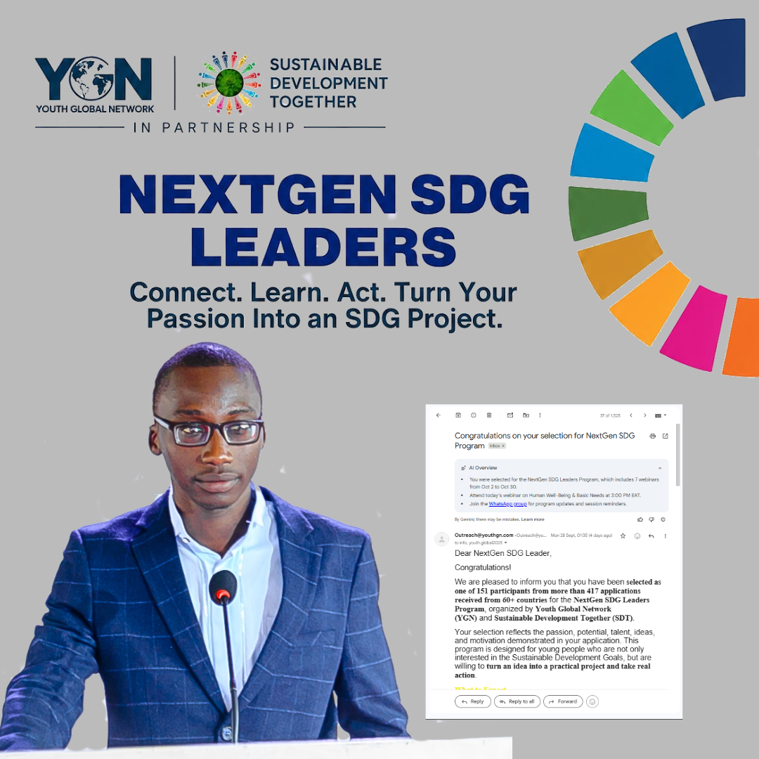 WanibaF_Numbers's tweet photo. Excited to share that I’ve been selected as one of 151 participants (from over 417 applications across 60+ countries) for the NextGen SDG Leaders Program, organized by Youth Global Network (YGN) and Sustainable Development Together (SDT). https://t.co/EpxWRz9O4C