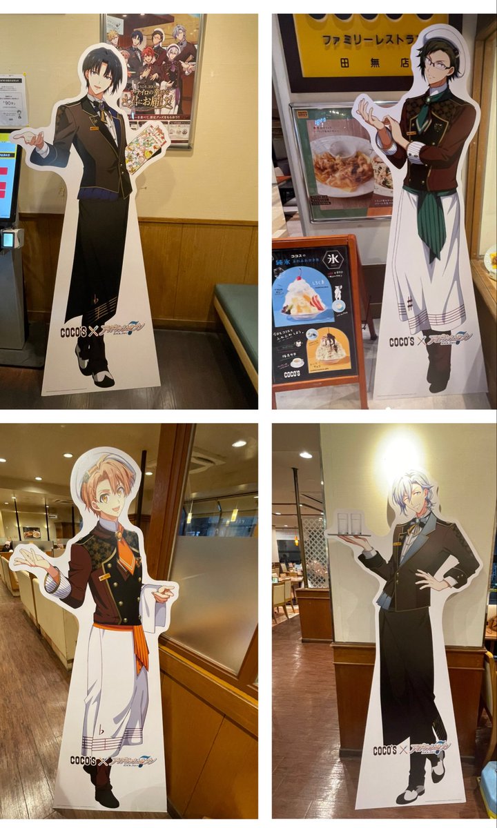 lapin_sh11's tweet photo. 三月のパネルのココス 千川店行ってきました！
これで7人のパネルを見に行けました✨ https://t.co/KznAesDLpk
