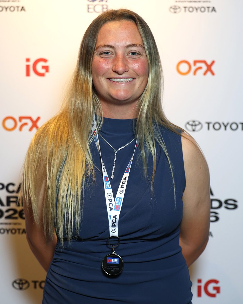 PCA's tweet photo. Having earned their places in the @Metro_Bank PCA Women's Team of the Year with fine performances all season, it was great to present this trio with their medals at the #PCAawards 🎖️ https://t.co/wGwXZnNQcN