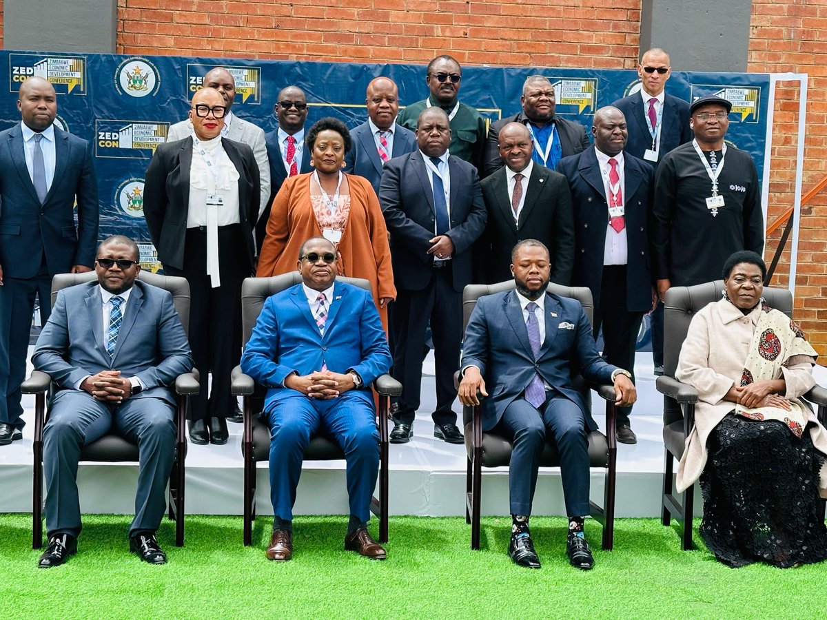 MthuliNcube01's tweet photo. Today I had the greatest honour and privilege to deliver the keynote address on behalf of His Excellency, President Cde Dr Emmerson Dambudzo Mnangagwa, at the official opening of the 5th Zimbabwe Economic Development Conference (ZEDCON) 2026 in Bulawayo.

Convening in our historic industrial heartland under the theme "Smart Infrastructure for an Upper Middle-Income Society," this year's ZEDCON is a defining moment in our journey to Vision 2030.

It comes at a time when our economy has remained resilient despite global headwinds, anchored by single-digit inflation achieved for the first time in over three decades, currency stability, and rising investment in mining, agriculture, manufacturing and infrastructure.

Under NDS2, we are prioritizing smart, resilient and integrated infrastructure across five pillars - energy, digital connectivity, transport and rail, water and agriculture, and smart cities - to ensure Zimbabwe, land-linked and not landlocked, becomes the logistics hub of SADC and Africa.

Nyika inovakwa nevene vayo/ Ilizwe lakhiwa labanikazi balo. Zimbabwe is open for business.