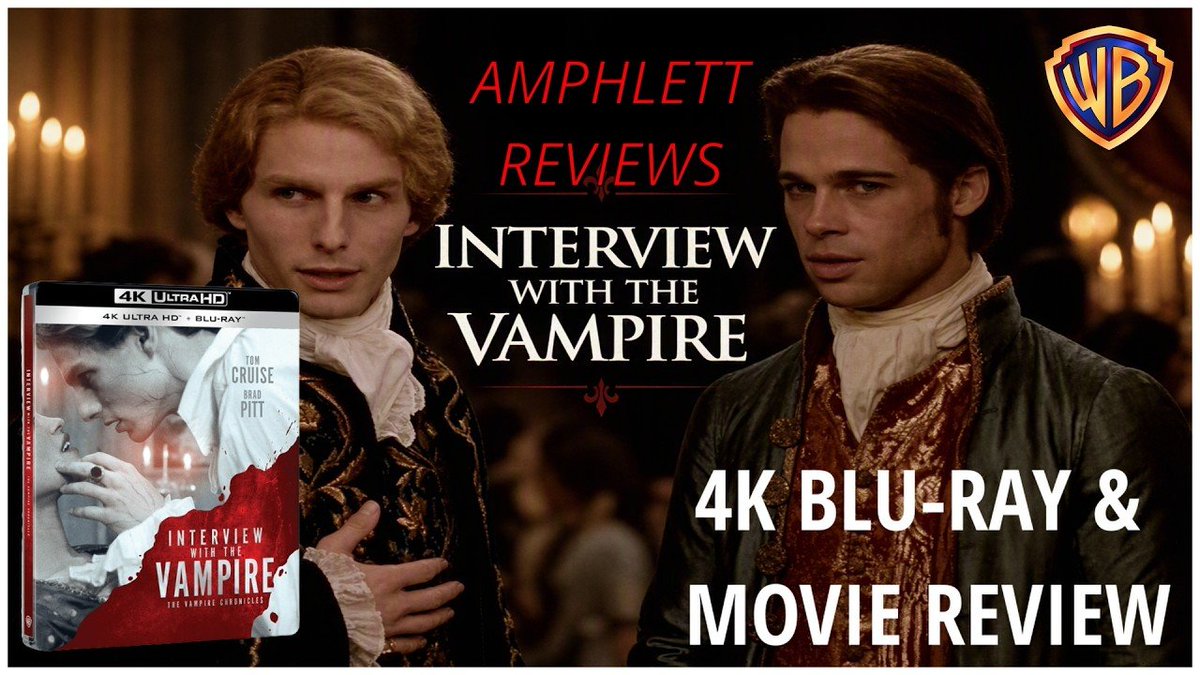 AmphlettReviews's tweet photo. Double bill reviews for Friday of The Adventures (95) from @Eurekavideo and Interview With a Vampire (94) 🧛‍♂️ @WarnerBrosUK there brand 4K release upcoming on 5th October 2026. 

The Adventures: https://t.co/7szFIuG0QK 

Interview With a Vampire: https://t.co/e5Joeqqbep https://t.co/kvtr2P2XXZ