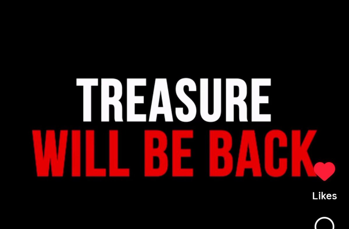 yoshiwoocutie's tweet photo. “TREASURE will be back” in different translations:

1. YES, COMEBACK!
2. WORLD TOUR?!
3. REST WELL, BOYS 😭 https://t.co/KCQnC5eAFG
