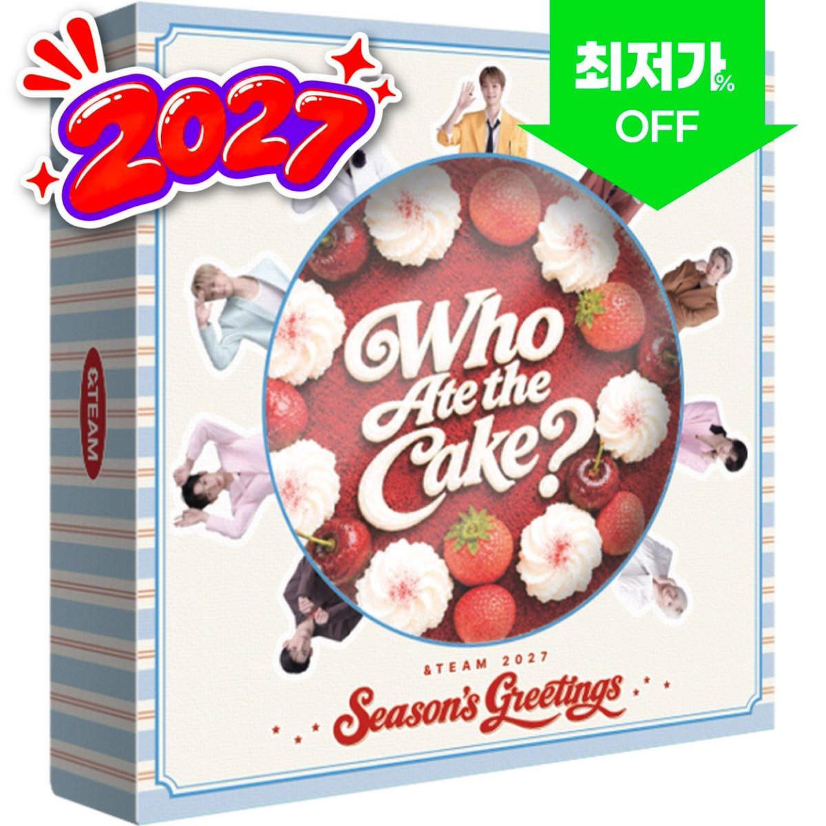 allmd_go's tweet photo. [📢] &amp;TEAM (앤팀) - 2027 SEASON'S GREETINGS [Who Ate the Cake?] B2B/Bulk Order
 
도매가 전용 링크 
🔗 KOR : https://t.co/vF7QQ0koAi

✔️[마감] 10월 6일 11:59 PM (KST)

#andTEAM #エンティーム
#Seasons_Greetings
#who_ate_the_cake
#올엠디 #ALLMD #분철 #공동구매 #올엠디공구 https://t.co/aLQ5jjjKBQ
