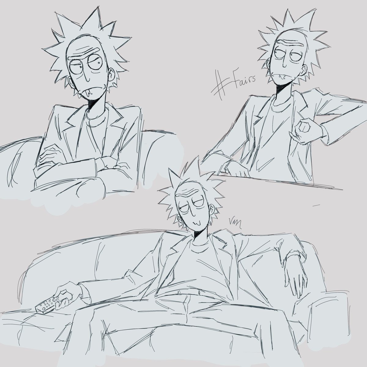 vancology's tweet photo. i forgot to share that i finished this #ricksanchez https://t.co/XwBb8yrKtW