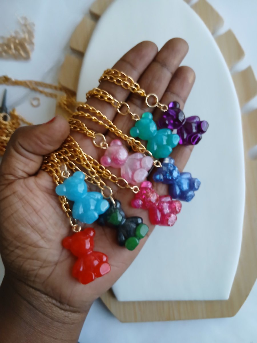 Kanjoor0's tweet photo. @QhuwaKrafts @WanjiruOfQ COLLECTIBLES
Teddy Necklace Pendants
From 999 to KES.800 (silver chains also available)

(Pick &amp; Pay ready as on image-you can order in any other color too)

All discounts for these or orders made for these, run from 2nd Oct-10th Oct 2026 

+254751610909 (Airtel Money+Enquiries) https://t.co/gtBXZj9fe0