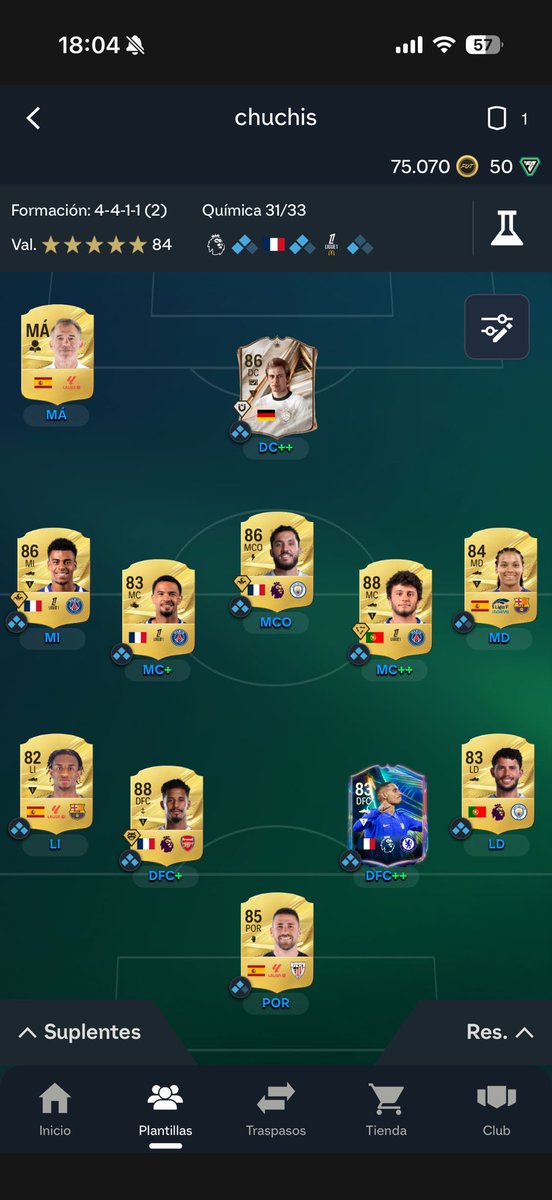 ivanCRicoy's tweet photo. @FutDanielito doue, vicki lopez,saliba, joao neves, balde, lacroix intransferibles, tengo 80k y en el banquillo a ibañez, coman, schloterbeck, konate https://t.co/lT1GNju46w
