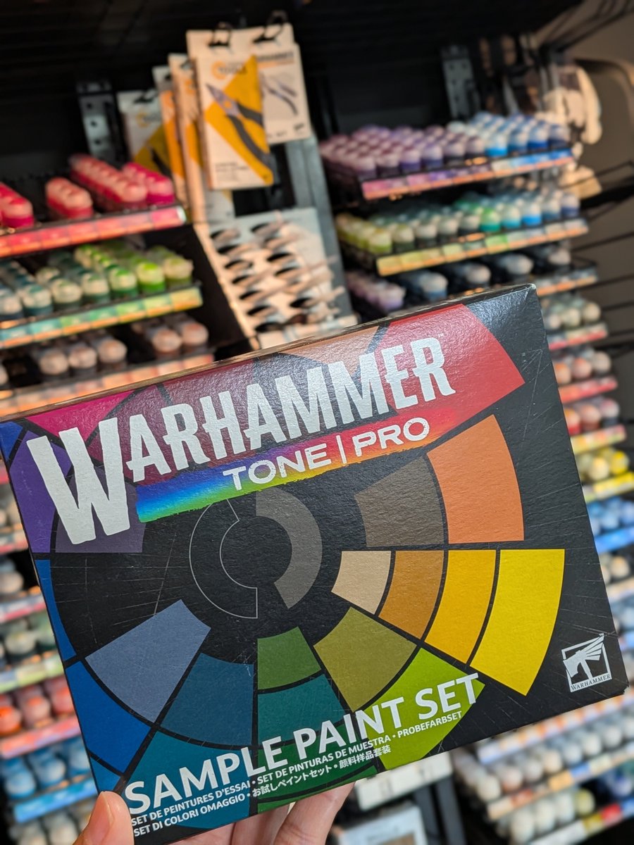 outback_hobbies's tweet photo. トーンプロサンプル届きました🌈！

明日から試し塗りできます🔥

#warhammer #tonepro https://t.co/3w2bpRBOjY