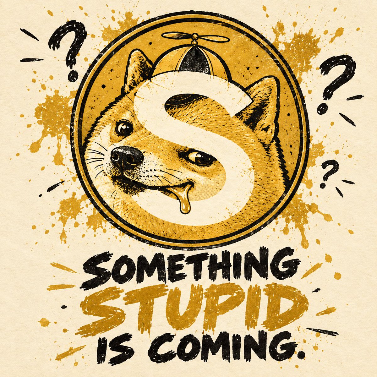SIcoinmeme's tweet photo. SOMETHING STUPID IS COMING.

No genius plan. Just one dog, one propeller, and absolutely zero useful thoughts.

SIcoin is warming up.

#StupidInu #SIcoin #MemeCoin #Solana https://t.co/adaIsbAnjX