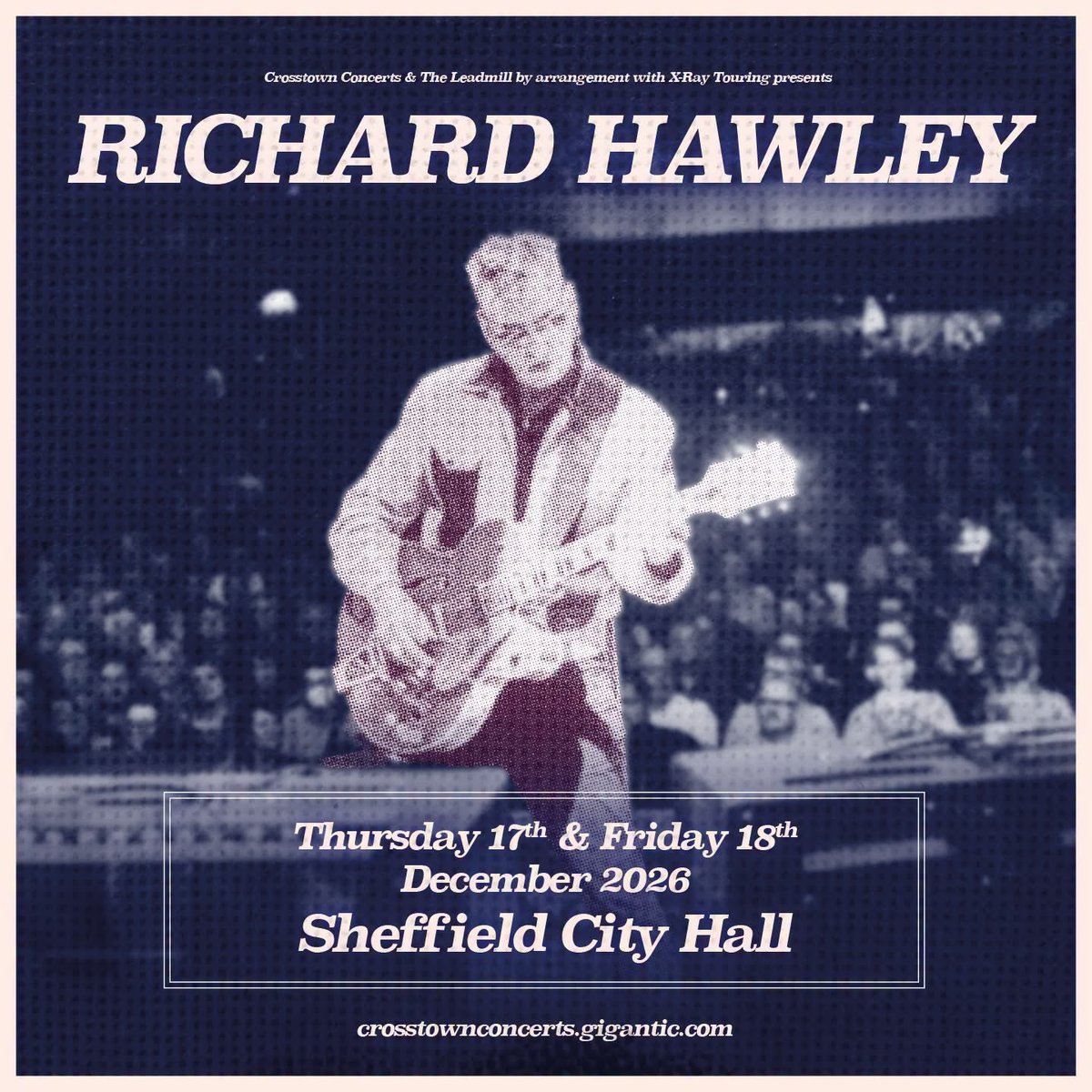 Leadmill's tweet photo. We're thrilled to have @RichardHawley back at @SheffCityHall this December with 2 very special nights!

Sign up now for access to the presale, which goes live on Tuesday, October 6th at 10am.  https://t.co/XJ6N8SBu9q https://t.co/bcqNkhRMJx