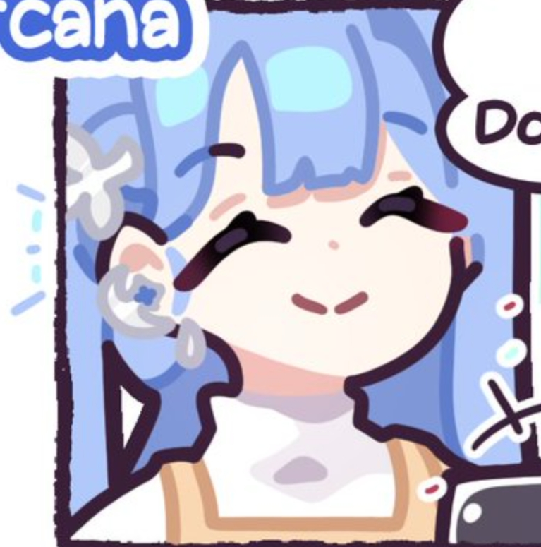 cavernousfeller's tweet photo. AWWWWWW.......... ARCANA IN A LIL APRON................... SO CUTE.............. also hello fat greedy chud. i say affectionately. and hi crust!!! three goats all in one comic. its beautiful https://t.co/4fOhjEuHwF