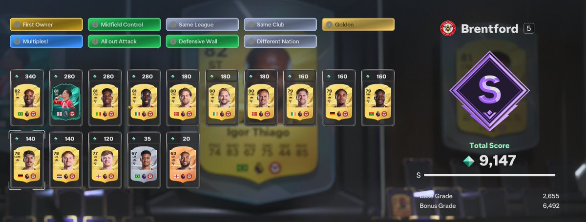 FUTWIZ's tweet photo. You can get S tier on Brentford with 10 First Owners ✅ https://t.co/mOfYx03bnP