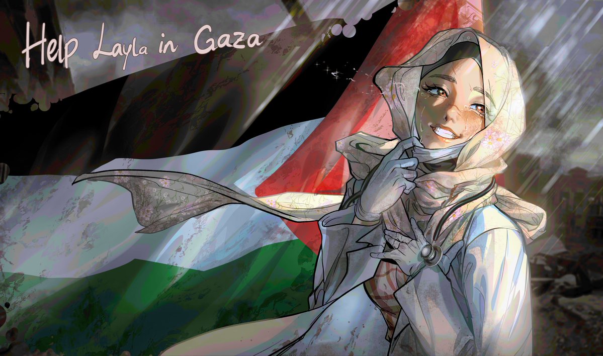 Ikayaki_ichisan's tweet photo. 🍉 !!! PLEASE HELP LAYLA REACH HER GOAL !!!  🍉

#art #illustration‌‌ 
My friend Layla is in Gaza studying to become a dentist and is treating patients for free at her university🦷 She needs help getting school tuition as well as dental supplies covered!! 

Currently, Only a fraction of medical facilities remain partially open. there are no fully functioning hospitals left in Gaza. 
Please help her to bring more smile for her community~! 🙏

Every support is much appreciated and valued!! 🙏 https://t.co/Yfe2SvmP43