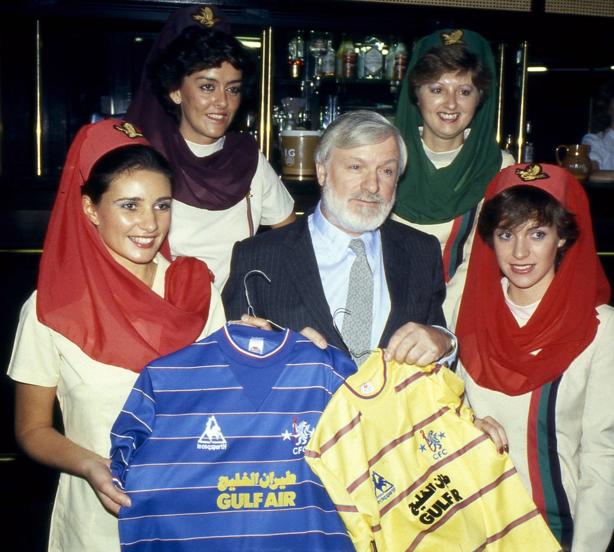 ChelseaInPhotos's tweet photo. Chelsea’s first ever shirt sponsor, Gulf Air (1983/84) 🔵📸 https://t.co/88G3BReQXf