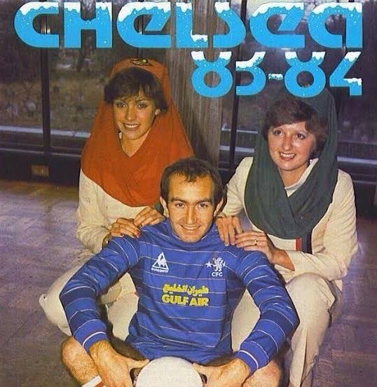 ChelseaInPhotos's tweet photo. Chelsea’s first ever shirt sponsor, Gulf Air (1983/84) 🔵📸 https://t.co/88G3BReQXf