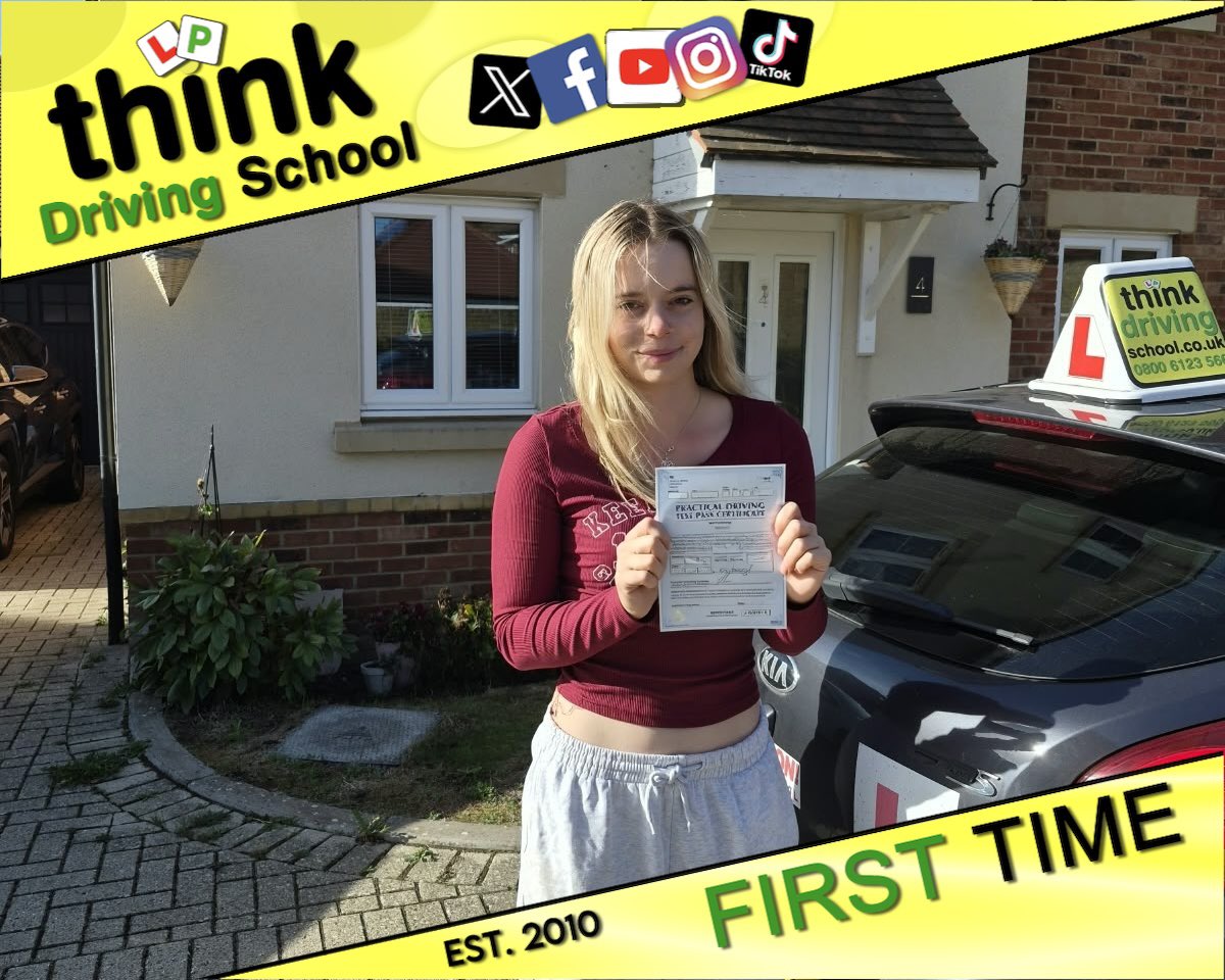 thinkdriving's tweet photo. WELL DONE to Jesse from #Blackwater who passed her #drivingtest FIRST TIME today with only 3 driving faults after lessons with Martin @ https://t.co/frH1f5UHM4.

If you’re looking to book some manual or automatic lessons get in touch now!

Congratulations again &amp; safe driving! https://t.co/yv5KQnu6x2