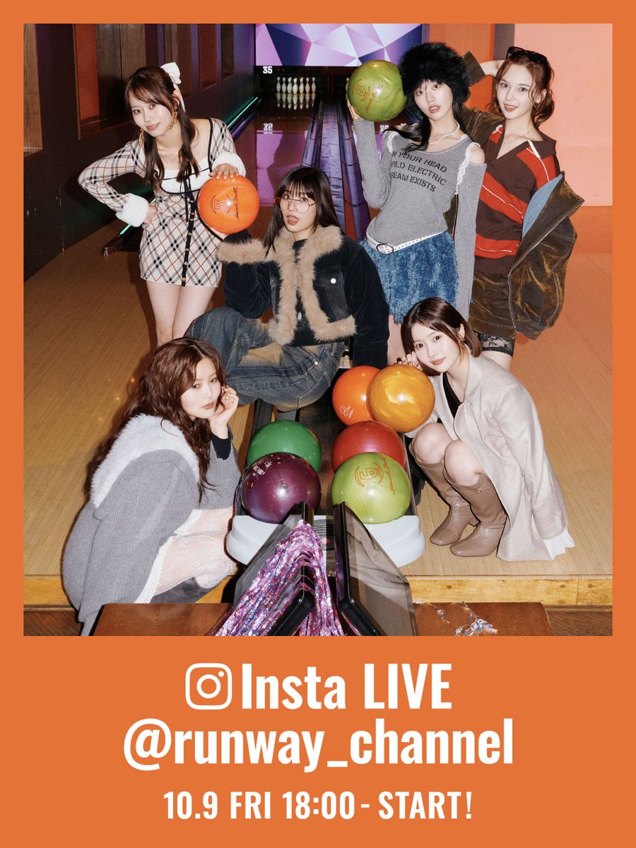 RUNWAY_channel's tweet photo. RUNWAY channel 公式InstagramにてLIVE配信予定！
実熊瑠琉さん、本望あやかさん、向井怜衣さん、平松想乃さん、田仲埜愛さん、夏川メガンさんが出演予定…🎠
RUNWAY channelのアカウントをフォローして待っててください❤
https://t.co/HjxTMkiMmH https://t.co/vJJYic2RN2