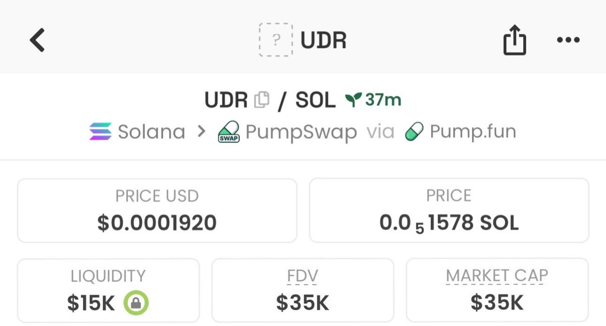 HyperTrades_'s tweet photo. My Team is holding $UDR 💎

Entered at $35k Mcap

Ca; H3tdjCN2eQPZSdxtCuBgPp3Qm1mRe79Sq1C4g6PSpump

On my private TG https://t.co/99j9ifg9ik