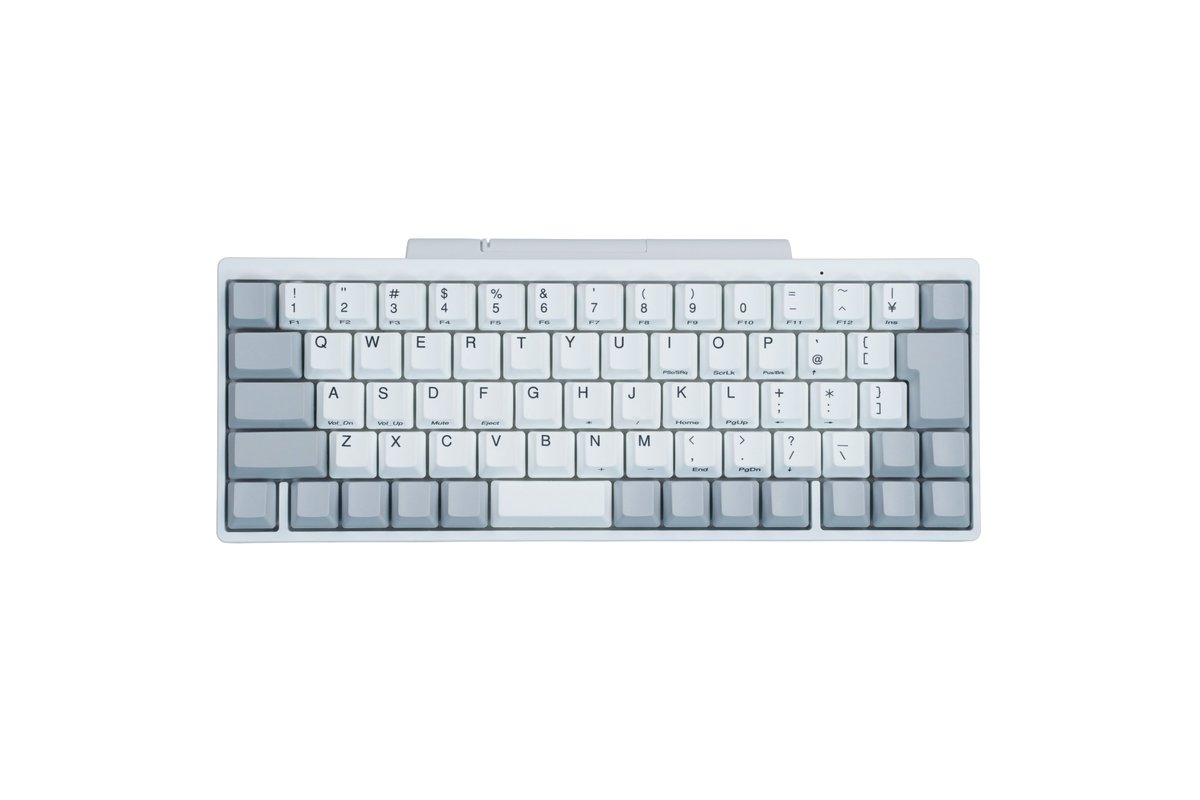 PFU_HHKB's tweet photo. 期間限定で、対象の「HHKB Professional HYBRID Type-S 日本語配列」をご購入いただいた方全員に、「キートップセット（白）日本語配列／無刻印」をプレゼント中です。好きなキーだけ交換してアクセントにしたり、思い切ってすべて無刻印にしたりして楽しめます。 https://t.co/ki6iZN7fxf