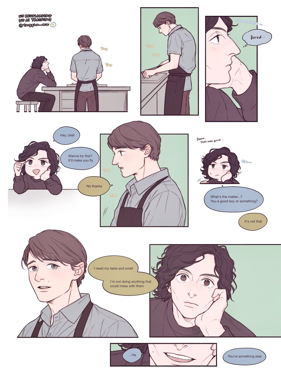 tmgghn_mw's tweet photo. Crossover AU
Boris (21) × Abe (19)
Both adults

⁠#BorAbe⁠ https://t.co/RldvUaPc14