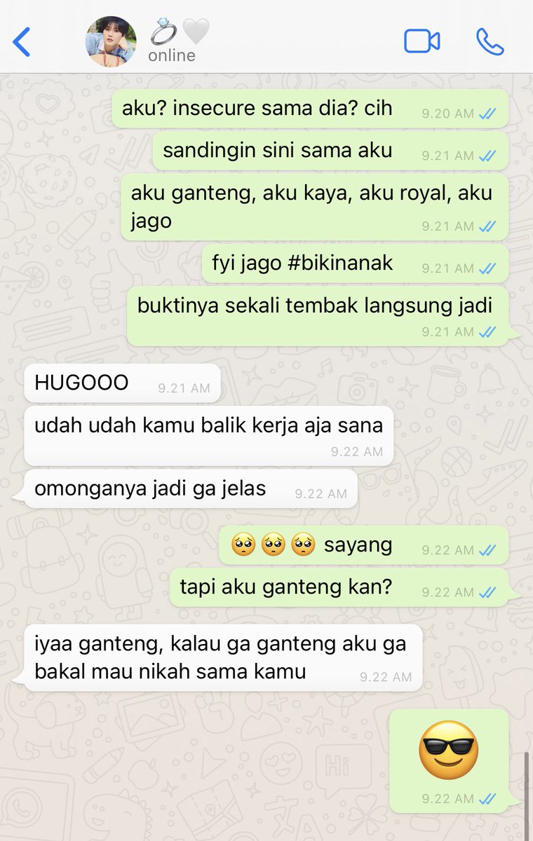 tokyumoon's tweet photo. ──★ ˙🍓 acillo &amp; hugo

daily life rumah tangga 🤗

#harukyu few tweet au
©️tokyumoon https://t.co/OFzNVFI10y