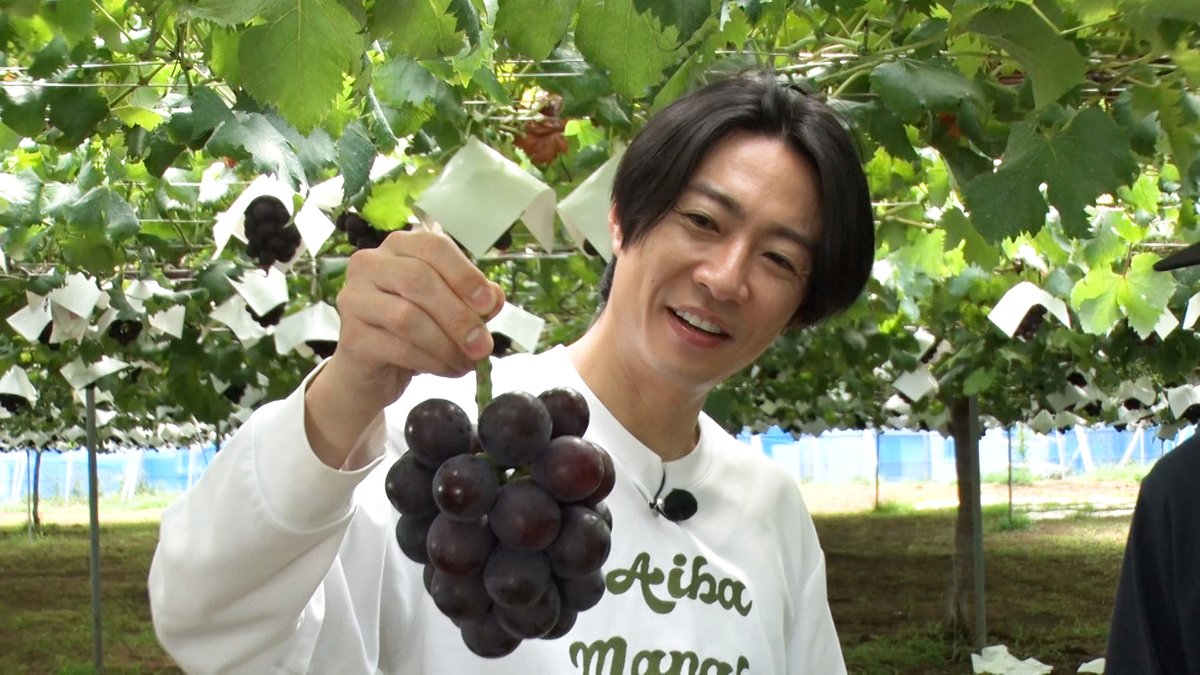 oricon's tweet photo. 📺『相葉マナブ』
⠀
相葉雅紀、旬の梨＆ぶどうで和菓子作り🍇
職人直伝のフルーツ大福に感激
⠀
調理の合間にまさかの“人生相談”❓️
小峠英二「料理の合間にする話じゃない！」
https://t.co/LTvmeoFkH5
⠀
#相葉マナブ https://t.co/gHLCBmYvm3