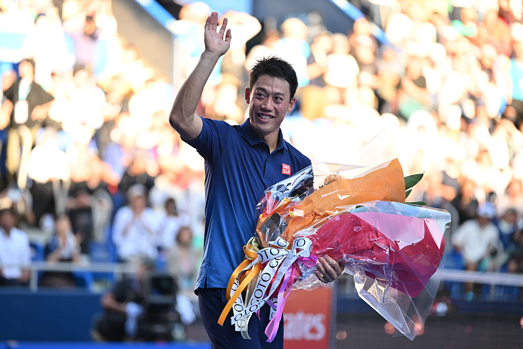 ATPTour_ES's tweet photo. El fin de un viaje histórico 👏

✅ 20 años de carrera profesional
✅ 452 victorias en el ATP Tour
✅ 40 de ellas ante Top 10
✅ 7 contra el Big 3
✅ 12 títulos ATP
✅ 4° del 🌎

Gracias, 🇯🇵 @keinishikori 🙏 https://t.co/Ol8MQdGG1h